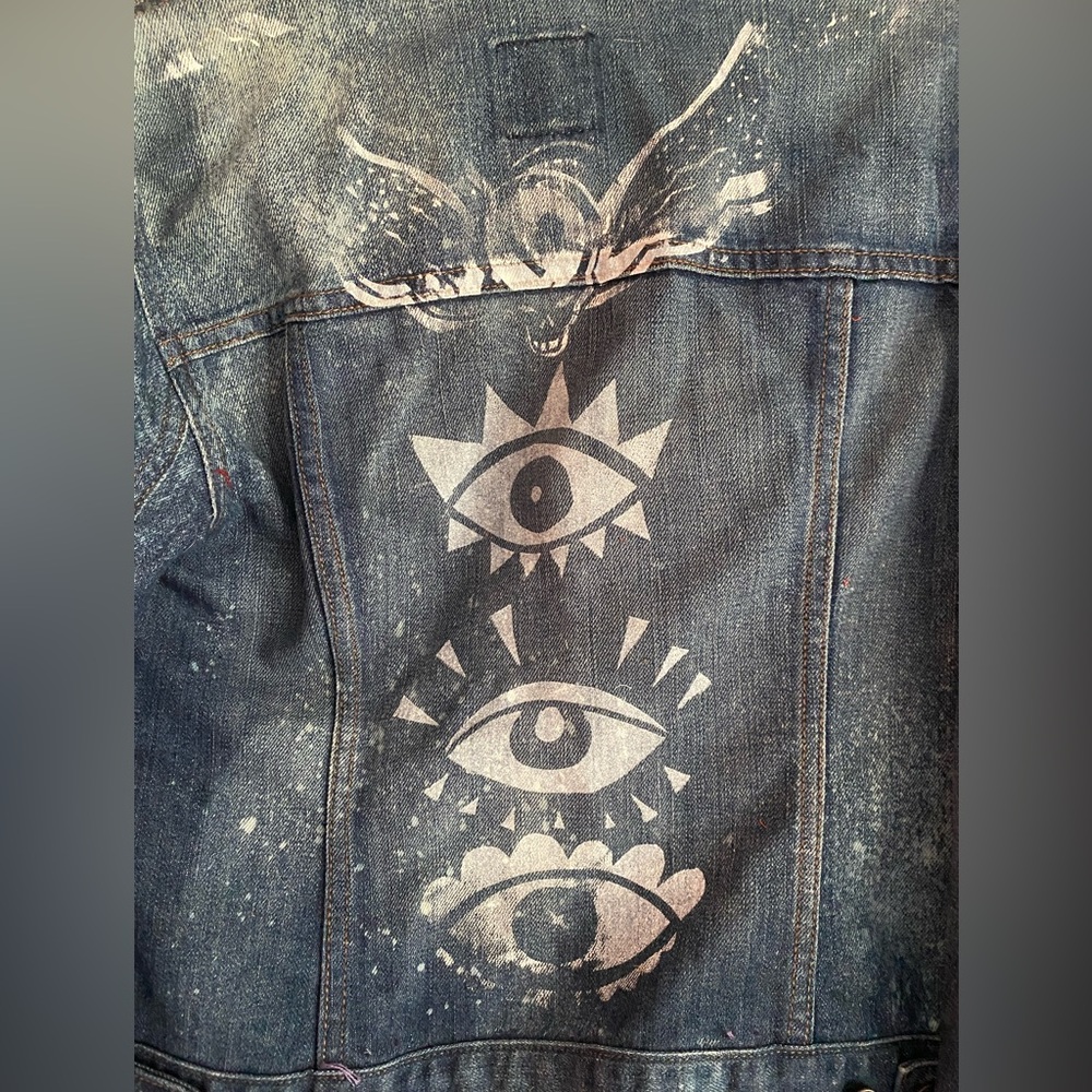 Unique, Custom Designed Jean Jacket - image 5